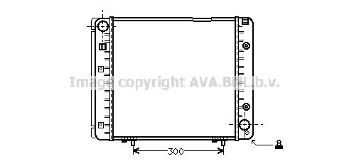 AVA QUALITY COOLING Radiators, Motora dzesēšanas sistēma MS2080